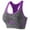 Purple, variant on qolati Women's High Support Seamless Sports Bra Wirefree Fitness Yoga T-Shirt Bra Comfort Wireless Push Up Crop Tank Tops Everyday Bras