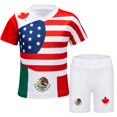 thumbnail image 4 of Unisex Kids Soccer Set Boys Soccer Shirts and Shorts Girls Soccer Outfit 2-13 Years, 4 of 5
