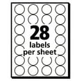 thumbnail image 4 of Handwrite Only Self-Adhesive Removable Round Color-Coding Labels, 0.75" Dia., Black, 28/sheet, 36 Sheets/pack, (5459) | Bundle of 5 Packs, 4 of 4