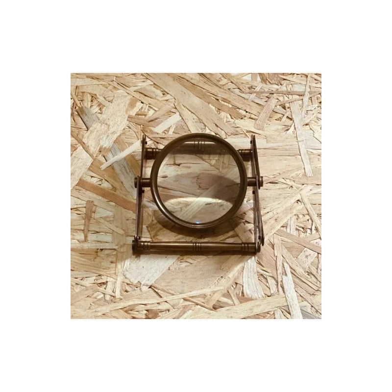 High Quality Antique Brass Handle Magnifying Glass Vintage Style Desk Top Lens Nautical Brass Good Gift