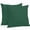 Green, variant on Throw Pillow Covers 16x16 Inch Set of 2, Pure Olive Green Waterproof Outdoor Pillow Covers, Simple Solid Color Decorative Cushion Pillowcases for Couch, Sofa, Bed, Garden, Patio