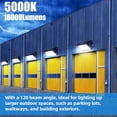 thumbnail image 3 of LED Wall Pack Light 150W with Dusk-to-Dawn Photocell, 18000LM 900W HPS/HID Equiv.,5000K Daylight Outdoor Security Lighting,100-277V Wall Pack Lights Outdoor LED for Yard Parking Lo, 3 of 6