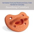 thumbnail image 5 of Chicco PhysioForma® Luxe One-Piece Silicone Pacifier, 16-24 Months, 2pk - Terracotta, New, 5 of 11