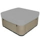 thumbnail image 1 of Cubierta cuadrada para jacuzzi, cubierta de repuesto para jacuzzi de jardín, cubierta rectangular impermeable con protección UV para spa, cubierta para spa de exterior (varios tamaños, gris), 1 of 5
