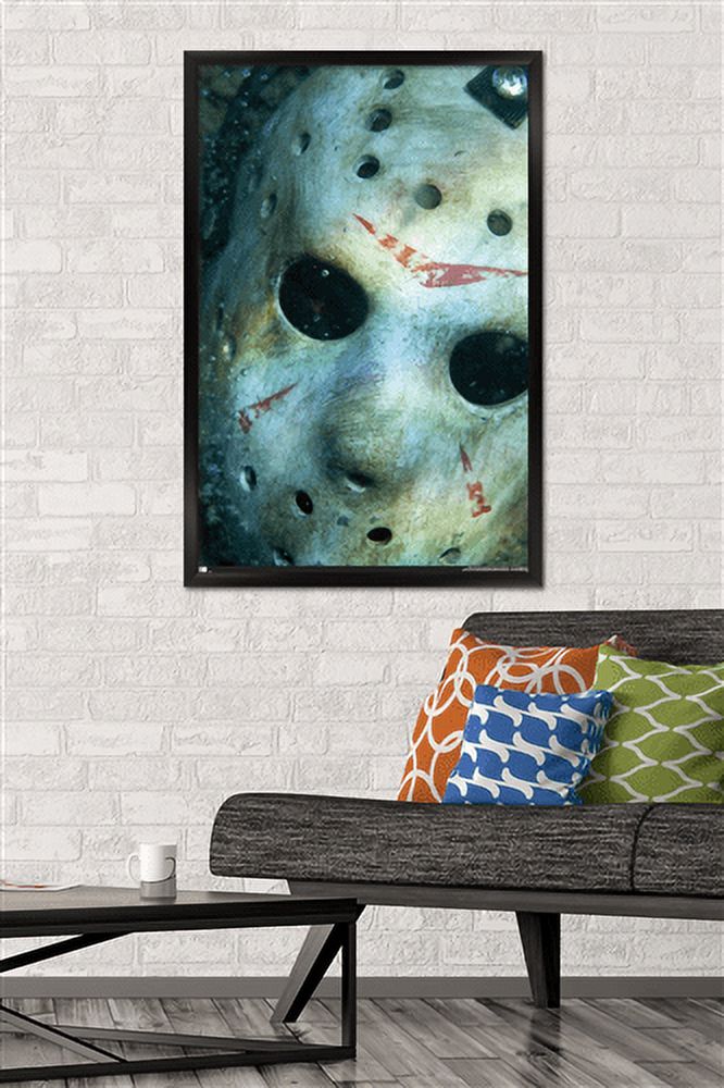 Friday the 13th - Underwater Wall Poster, 22.375" x 34", Framed