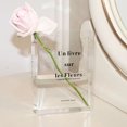 thumbnail image 1 of Acrylic Book Vase Flower Arrangement Ware, 1 of 5
