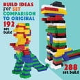 thumbnail image 3 of BiggoBlocks 288 pc Large Building Blocks Mega Set for Kids 3-8 Indoor/Outdoor, 3 of 8