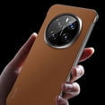 thumbnail image 3 of SULADA For Honor Magic7 Pro 5G Case Genuine Cow Leather Frameless Phone Back Cover-White, 3 of 5