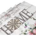 thumbnail image 5 of mvhsuoem Home Sweet Home Floral Polyester Shower Curtain, 72" x 72" Waterproof, 5 of 6