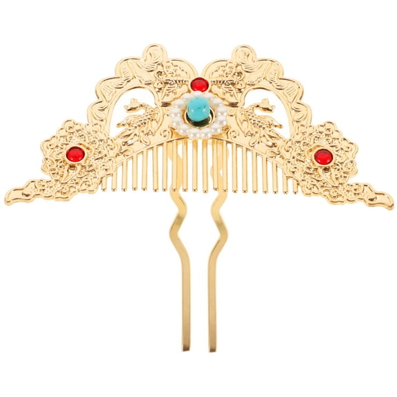 Vintage Hair Comb Decorative Hair Comb Hairpin Women Headpiece Hair Styling Comb Chinese Style Hair Comb Decoration Women Girls Headdress