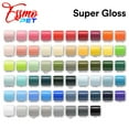 thumbnail image 6 of PET Liner Vinyl Super Gloss Azure Blue Automotive Wrap Car Vehicle Bubble Free Air Release, 6 of 8