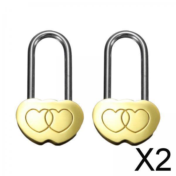 Candado en Forma de Amor CUTICAT para Regalo de San Valentín y Boda 2 Piezas