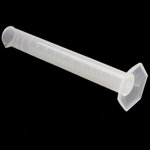 Cilindro De Medición Cilindro De Medición Cilindro graduado de cilindro de medición de plástico de 100 ml para prueba de laboratorio