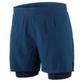 thumbnail image 1 of Pantalones cortos Pantalones cortos para correr 2 en 1 para hombres Secado rápido Respirable Entrena Arsuxeo Pantalones cortos, 1 of 7