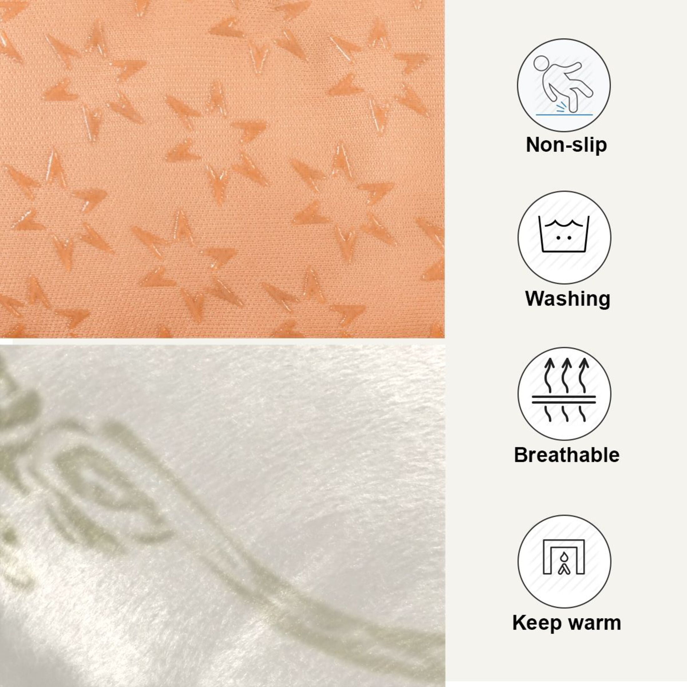 Cozy Mat Pet Bed Indoor Outdoor Warm Soft For Cat Dog Puppy(S/M) Symmetrical Motifs