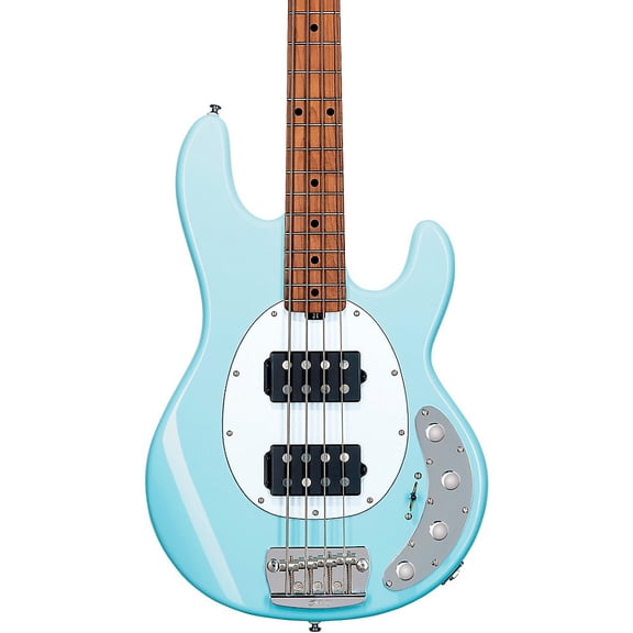Sterling by Music Man StingRay RAY34 HH Bass Guitar - Daphne Blue