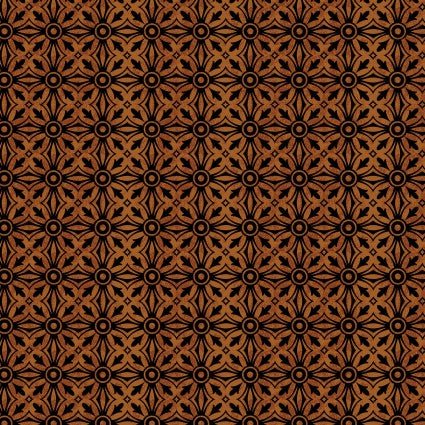 For The Love Of Coffee Coffee Medallion Cotton Fabric