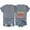 Gray, variant on LYXSSBYX Summer Tops for Women 2024 Women's Letter Printed Double-sided Printing Short Sleeved Casual Loose Top Short Sleeved Round Neck Top/shirt