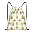 thumbnail image 1 of Saiise Lovely Avocado Pattern Sports Drawstring Backpack - String Swim Gym Bag with Wet Proof Pocket for Women&Men-Medium, 1 of 6