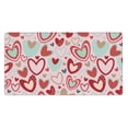 thumbnail image 1 of DouZhe Large Mouse Pad, Multicolored Hearts Pink Non-Slip Waterproof Rubber Keyboard Office Desk Pads Mousepad, 29.5 x 15.8 inches 3mm Thick, 1 of 7