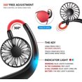 thumbnail image 2 of Ventilador de cuello portátil, personal, manos libres, mini persona perezosa, ventilador de cuello USB, rotación de 360 ​​grados, refrigeración, portátil, ventilador adecuado para oficina, hogar,, 2 of 5