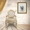 thumbnail image 3 of Norman, Michele 19x24 Gold Ornate Wood Framed with Double Matting Museum Art Print Titled - Lizzy the Winter Llama, 3 of 4