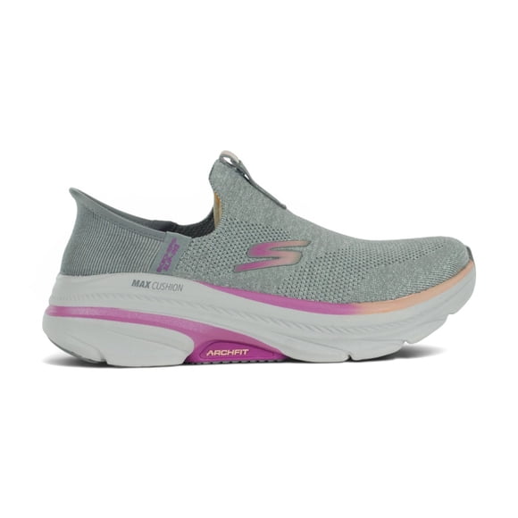 Skechers Women's Max Cushioning - Arch Fit 2.0 Grey/Pink Slip-Ins Sneakers 128945.GYPK - 8.5