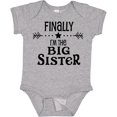 thumbnail image 3 of Inktastic Finally I'm the Big Sister Girls Baby Bodysuit, 3 of 5