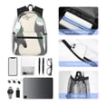 thumbnail image 6 of Lsque Cute Raccoon Classic Casual Backpack - Large Capacity Water-Resistant Backpack for School, Work, Travel, and Outdoor Activities, 6 of 8