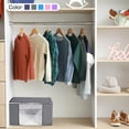 thumbnail image 6 of Unique Bargains Clothes Storage Bins for Bedding Closet Organizer Gray, 6 of 6