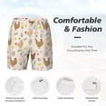 thumbnail image 5 of Lsque Mens Swim Trunks Chicken Family Pattern - Bathing Suit Compression Liner - Beach Swim Shorts Swimwear - (S-3XL) - Stretch Quick Dry -Small, 5 of 9