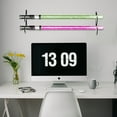 thumbnail image 6 of Uxcell Light Saber Stand Wall Display Acrylic Light Sword Holder Baseball Bat Rack Black 1 Pair, 6 of 6