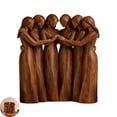 thumbnail image 5 of Dserhfy Sisters by My Side Friendship Figurine Resin 5/6 Sisters Sculpture Best Friend Birthday Gifts for Women Female, 5 of 7