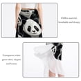 thumbnail image 2 of Panda Chic Chiffon Beach Dress with Polyester Straps - Women's Beach Skirt, 2 of 6