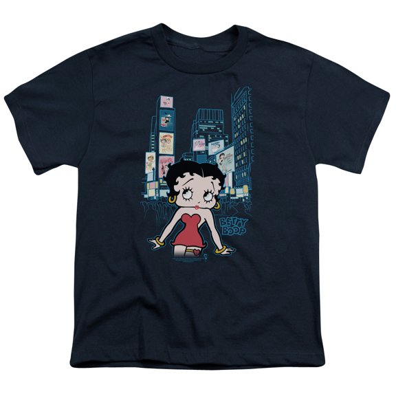 Betty Boop - Square - Youth Short Sleeve Shirt - X-Large