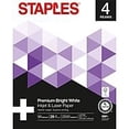 thumbnail image 1 of Paper Staples Inyección de tinta y láser, 8,5 x 11, 28 libras, 98 Bright, 4 resmas, 1 of 1