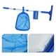 thumbnail image 4 of Kit de limpieza de piscinas con cabezal de cepillo limpiador, esponja para piscina, red recogedora de hojas y poste telescópico para limpiar piscinas subterráneas, piscina inflable azul, 4 of 8