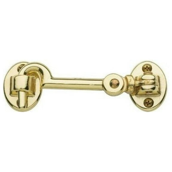 Baldwin 0951112 3.5 in. Swivel Cabin Door Hook, Antique Nickel