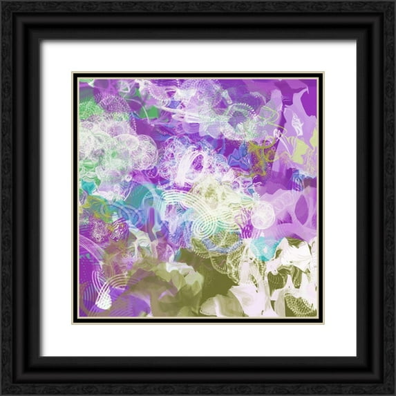 Auda, Christine 20x20 Black Ornate Wood Framed with Double Matting Museum Art Print Titled - Rambunctious II