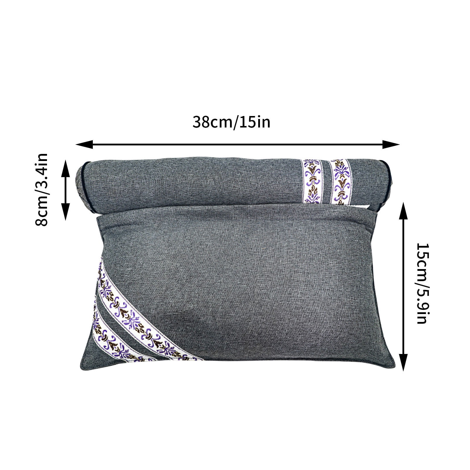 Firm Pillow, Cervical Neck Pillow, Detachable Neck Support Pillow, Adjustable Height and Ergonomic Design, for Neck and Shoulder Pain Relief, Side, Back Sleepers