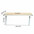 thumbnail image 4 of Wooden Wheelchair Tray Lap Desk Accessories Easy to Install and Remove, 4 of 10