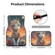 thumbnail image 5 of Balery Starry Sky Cute Horse Juego de 4 Alfombrillas para Auto, Revestimientos de Caucho Resistente, Diseño Antideslizante, 5 of 7