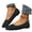 Black, variant on Women Casual Shoes Classic Loafers On Style Comfortable Flat Shoes Breathable Lightweight Structure Square Toe Design Practical Walking Shoes For Daily Leisure Wear ,Us Size:12
