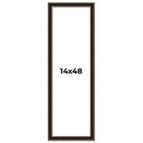 14x48 Frame Gold Antique Vintage Sold Wood Picture Frame | 1.75 Inch Moulding Width | Interior