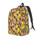 thumbnail image 1 of Disketp Tulips Flowers Mochila de Lona Estampada, Mochila Escolar de Viaje Ligera para Estudiantes y Portátil-Medium, 1 of 5