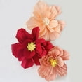 thumbnail image 2 of LCXmlly DIY Paper Flowers 3Pcs Crepe Flowers 3D Visual Effects Realistic Create Birthday Backdrop Flower Craft Wedding Supplies, 2 of 7