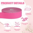 thumbnail image 3 of Kinesiology Tape Uncut, Elastic Athletic Tape for Exercise and Joint Support Pink, 3 of 7