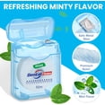 thumbnail image 2 of 72-pack large capacity mint flavored dental floss, 50 meters per pack travel dental floss waxed oral care tooth protection (multicolor), 2 of 4