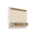 thumbnail image 2 of Manhattan Comfort Camberly 62" Wood Floating Entertainment Center in Off White, 2 of 5