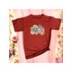 thumbnail image 1 of Playera Blusa Mujer De Mamá con Estampado de Flores Ropa Casual y Bonita para Día de la Madre Color Shedron Talla Chica Marca Emil SaEs, 1 of 4